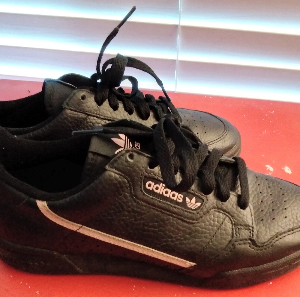 Adidas Continental Black & Pink